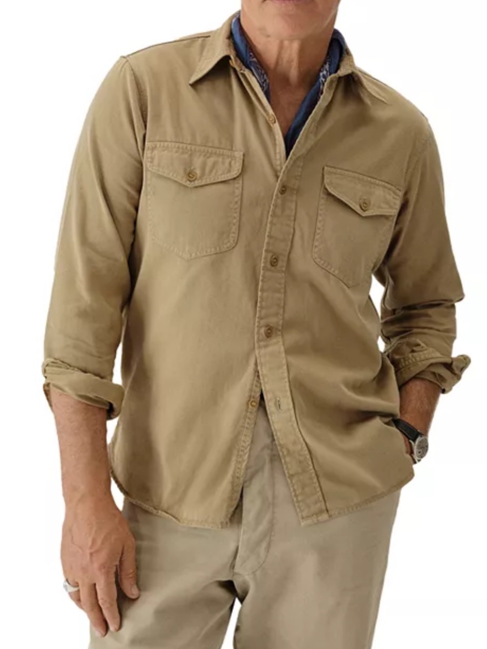 Buck Mason Savanna Tough Twill Workshirt size M new cotton